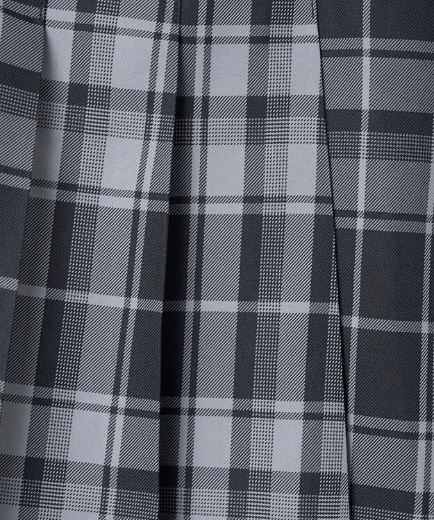 WEGO 【SCHOOL ITEM】バックル付プリーツスカパン ブラックチェック1