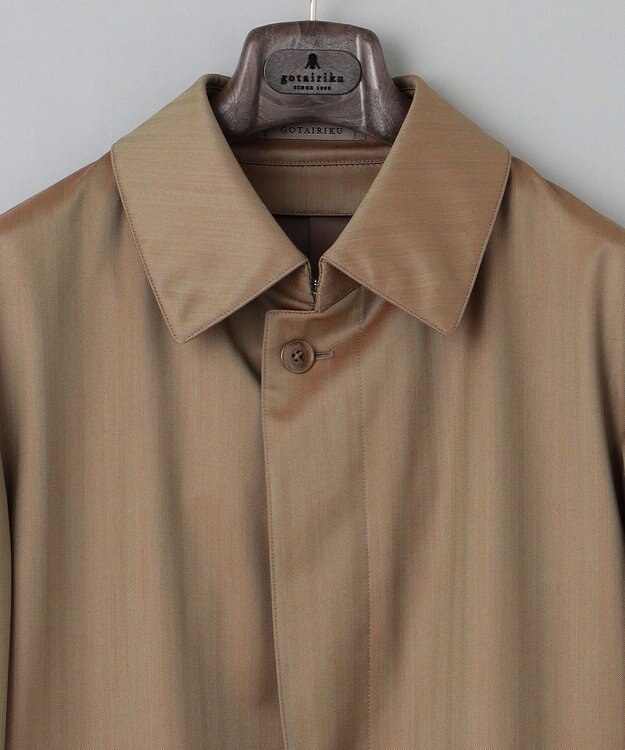 GOTAIRIKU 【御幸毛織】ウエストミンスター ロングステンカラーコート ベージュ系8