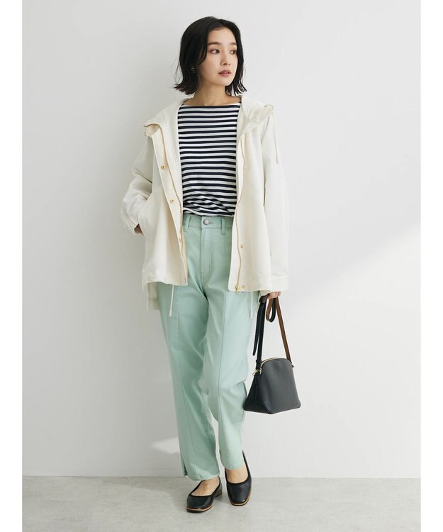 Green Parks ＧＵＭストレッチカラースリムストレートパンツ Mint