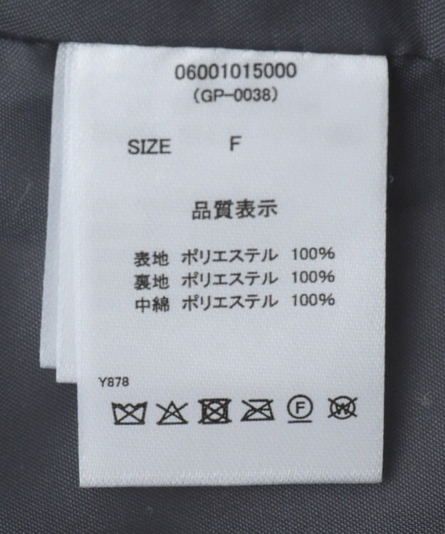 Green Parks ・ｓｗｉｎｇ　ｂｙ　ハートキルトコクーンブルゾン Charcoal Gray