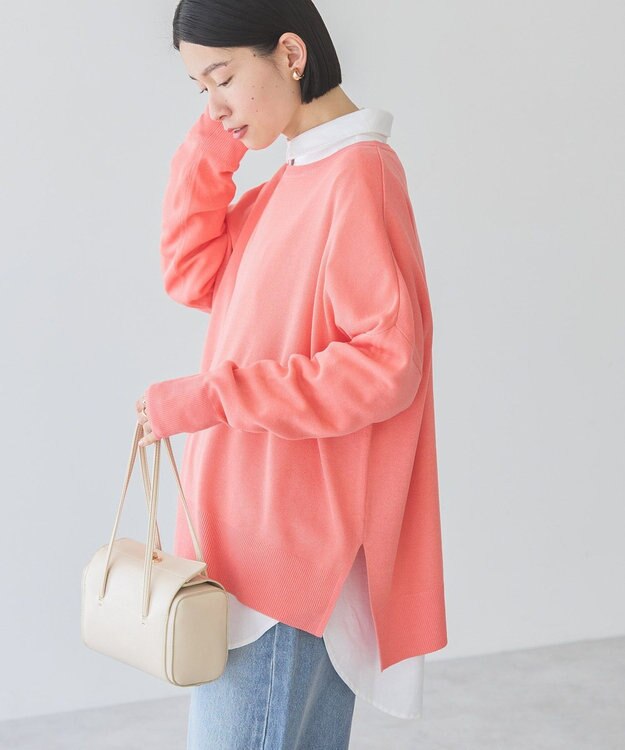 AMERICAN HOLIC サイドスリットニットプルオーバー Pink