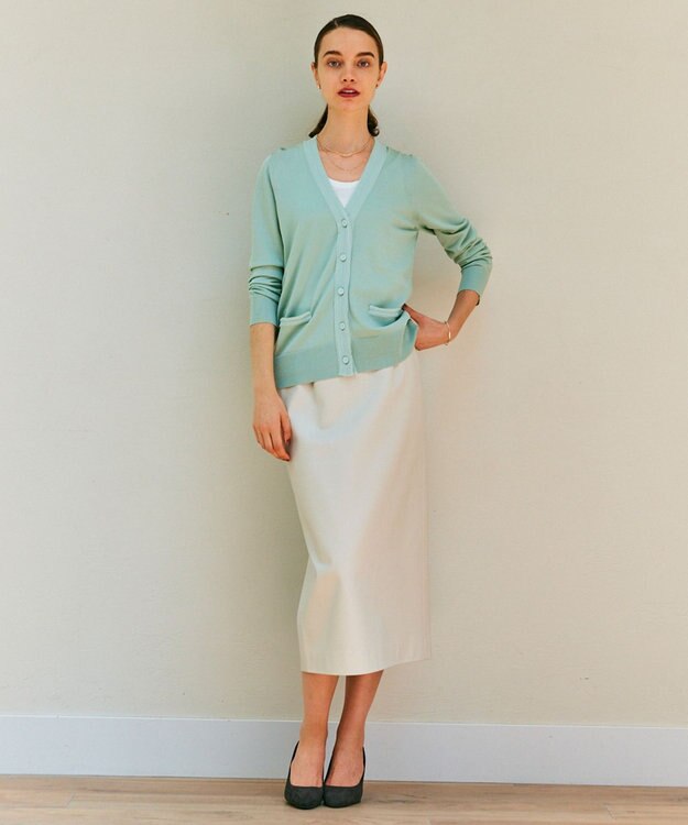 BEIGE， 【WEB限定】KINABALU / ニットカーディガン Sage