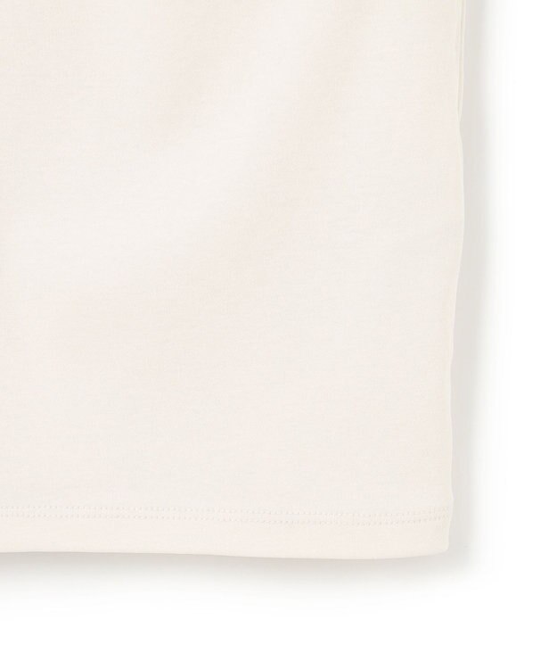 ICB 【接触冷感・UVケア・洗える】 ハイツイストスムース デザインカットソー ライトベージュ系