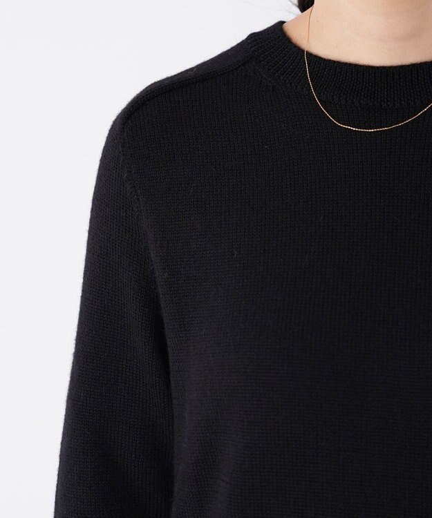 TOQUE 〈高垣麗子さんコラボ〉【ユニセックス】ベビーアルパカラグランニット 漆黒