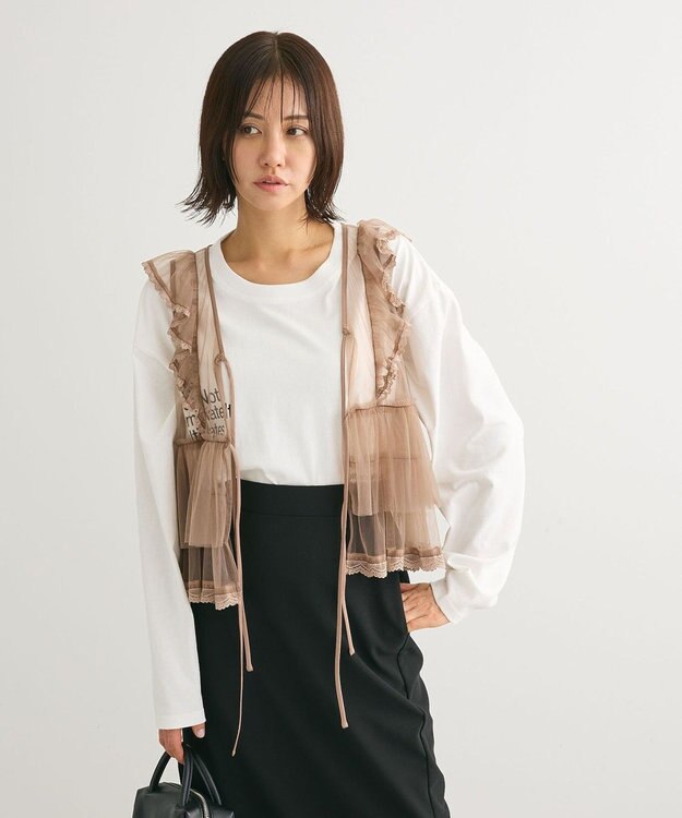 Green Parks ・ＥＬＥＮＣＡＲＥ　ＤＵＥ　２ロゴｐｔロンＴＥＥ Off White