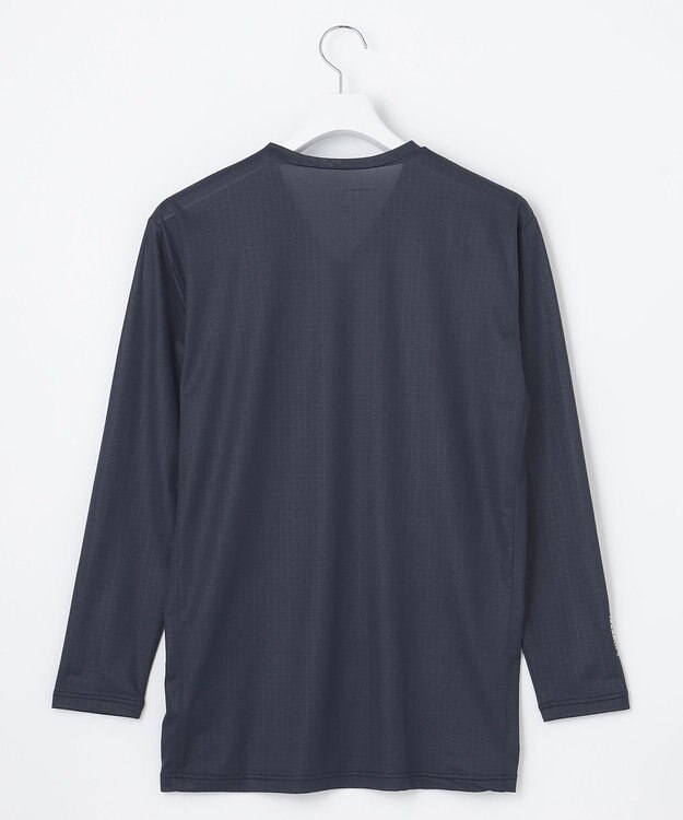 23区GOLF 【MEN】【吸水速乾・UVケア】30デニール Vネック カットソー ネイビー系5