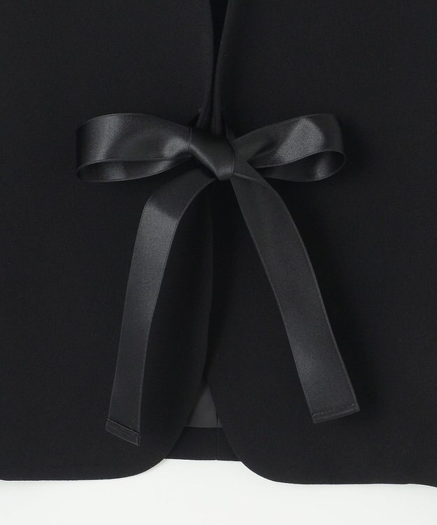 23区 【APPLAUDIR】クリアジョーゼット 3WAYコンパクトジャケット ブラック系