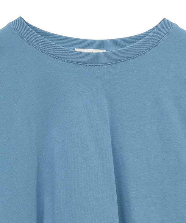 earth music&ecology バックプリーツドッキングチュニック Blue