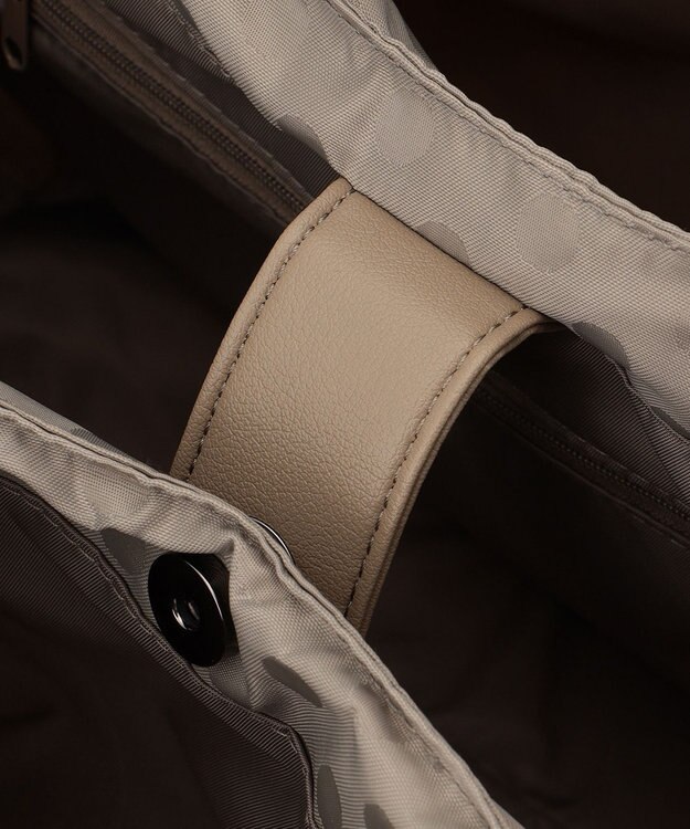 Y'SACCS 【Y’SACCS vous et】ドットジャカード マルチウェイトート Mサイズ グレージュ