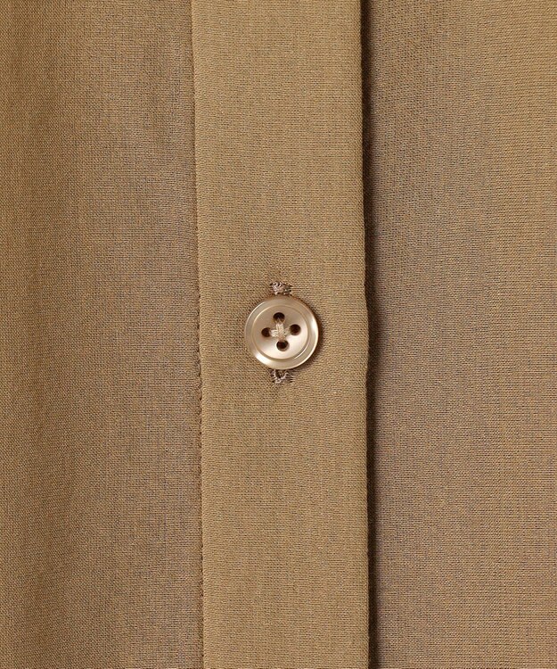 自由区 シアーボイルシャツ ワンピース ブロンズ