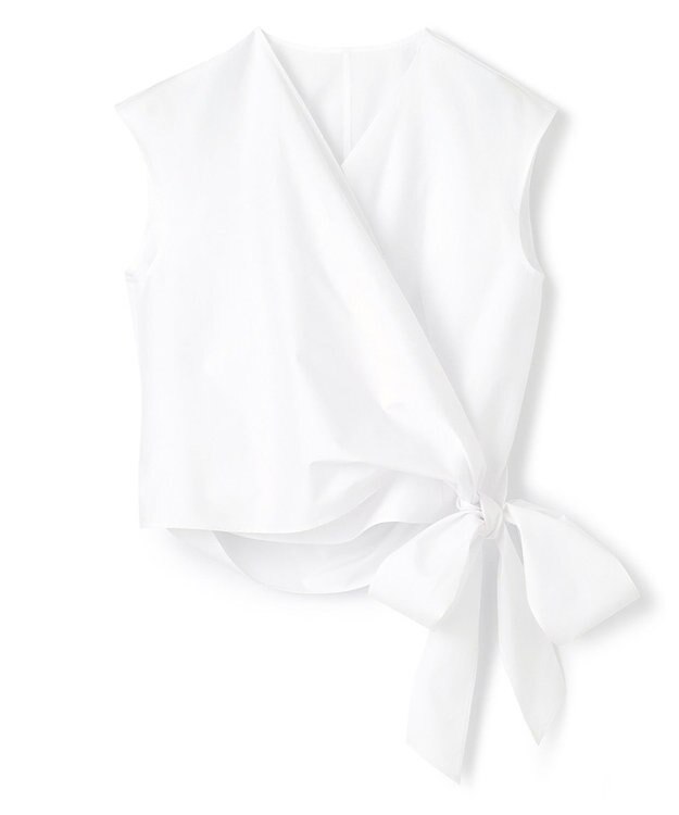 BEIGE，  HYDRANGEA / カシュクールブラウス White