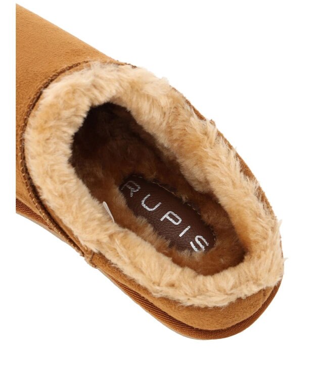 Green Parks ＲＵＰＩＳ．ショートムートンブーツ Camel