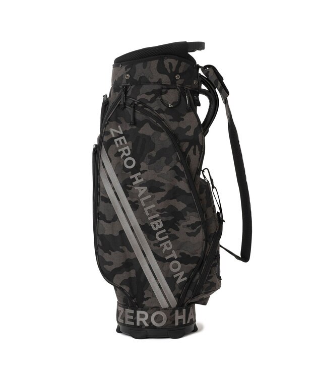 ZERO HALLIBURTON コーデュラキャディバッグ 82051 ブラックカモ柄
