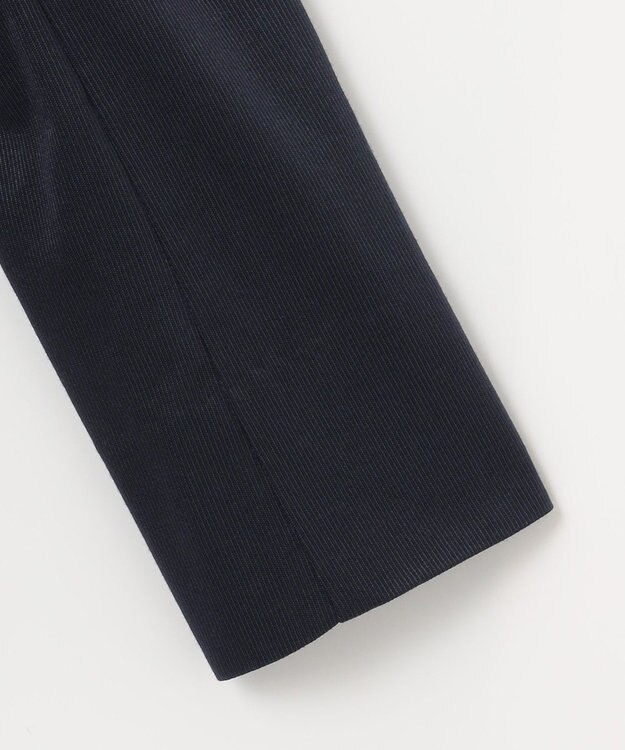 J.PRESS LADIES L 【洗える・吸水速乾】セオアルファピケストライプ テーラード ジャケット ネイビー系