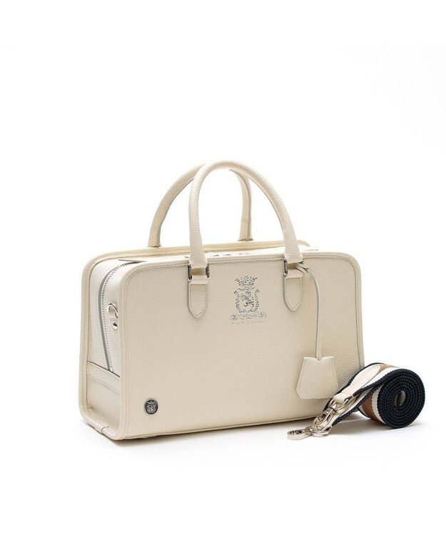 A.D.M.J. ドラマ「続・続・最後から二番目の恋」(フジテレビ)着用【牛革】モーツァルト/ヘリ巻きボストン28cm ムーン