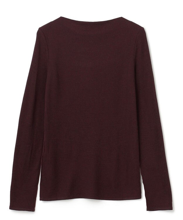 BEIGE， 【一部店舗限定・洗える】FORD / ボートネックトップス Bordeaux