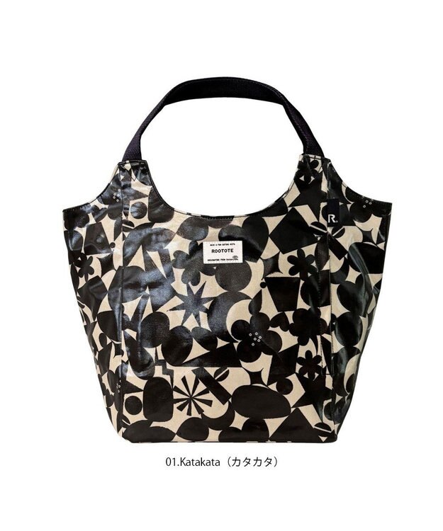 ROOTOTE 3602【ラミネート加工 肩掛け】 EU.ラウンド.ラミネート-S 01：カタカタ