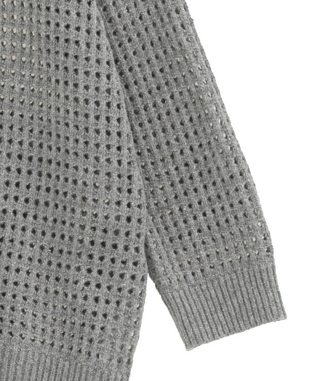 CRAFT STANDARD BOUTIQUE メッシュニットチュニック Gray Mixture