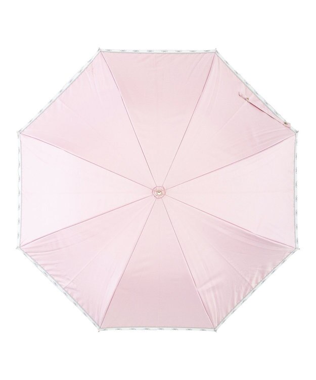 MOONBAT estaa 晴雨兼用 長傘 オーガンジーマーガレット 日傘 遮光 遮熱 UV ペールピンク