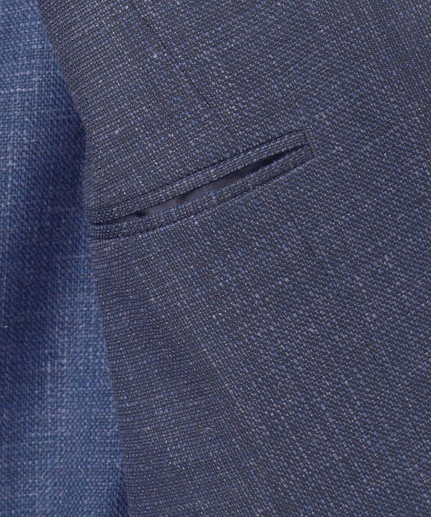 J.PRESS MEN 【NEW STAGE】フレーキーシルクリネン ジャケット ネイビー系