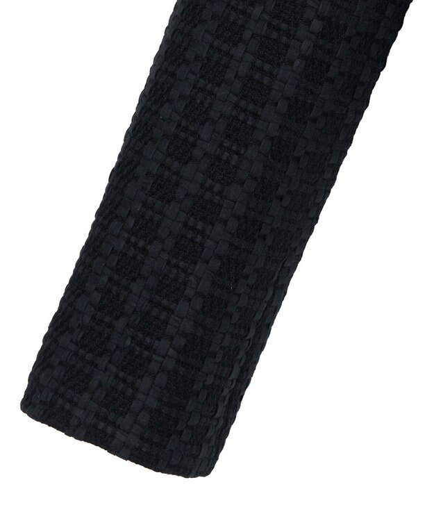 JOSEPH 【WEB&OUTLET限定】ツイスティングツウィード　ノーカラージャケット Black