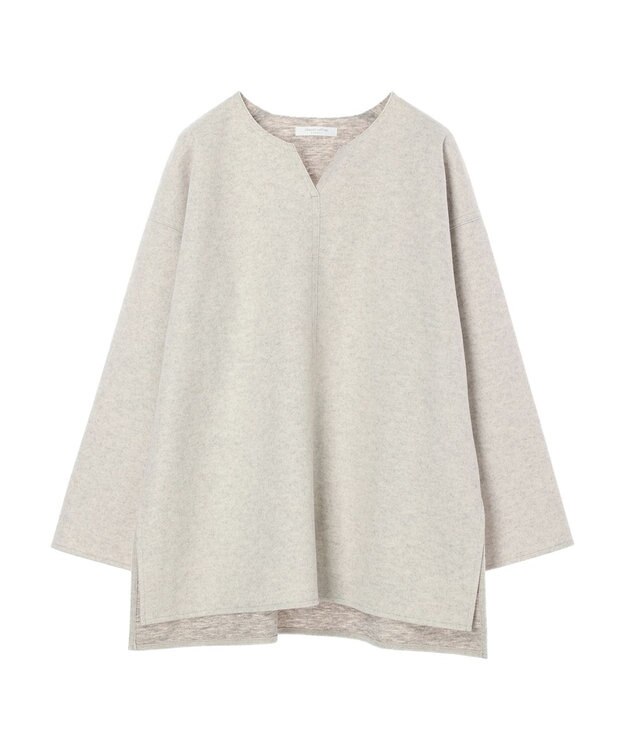 Green Parks 圧縮ポンチキーネックチュニック Ivory