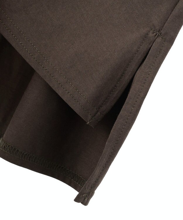 YECCA VECCA ピン付きドレープカットソー Charcoal Gray