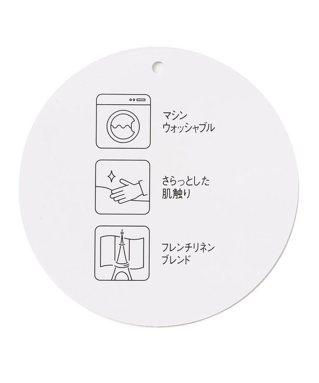 ANY 【洗える】ライトリネンクロスフレアスリーブ ブラウス グレンチェック