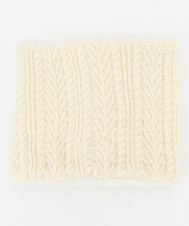 23区GOLF ギフトにも最適！【WOMEN】ニット ネックウォーマー ホワイト系