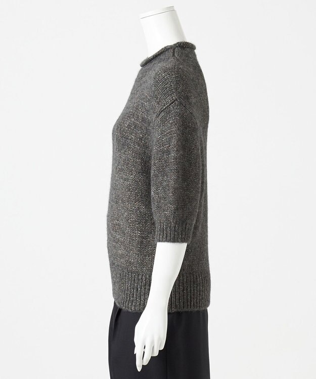 23区 S 【エステータ】ラメニット プルオーバー チャコールグレー系