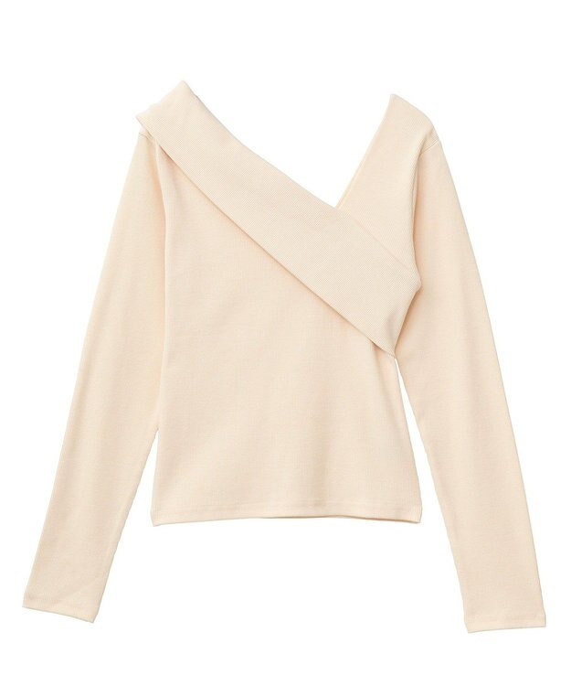 Green Parks ・ｓｗｉｎｇ　ｂｙ　クロスネックプルオーバー Ivory