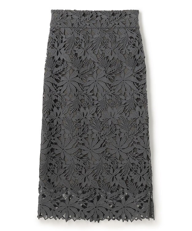 BEIGE， NARCISSUS / レーススカート Slate