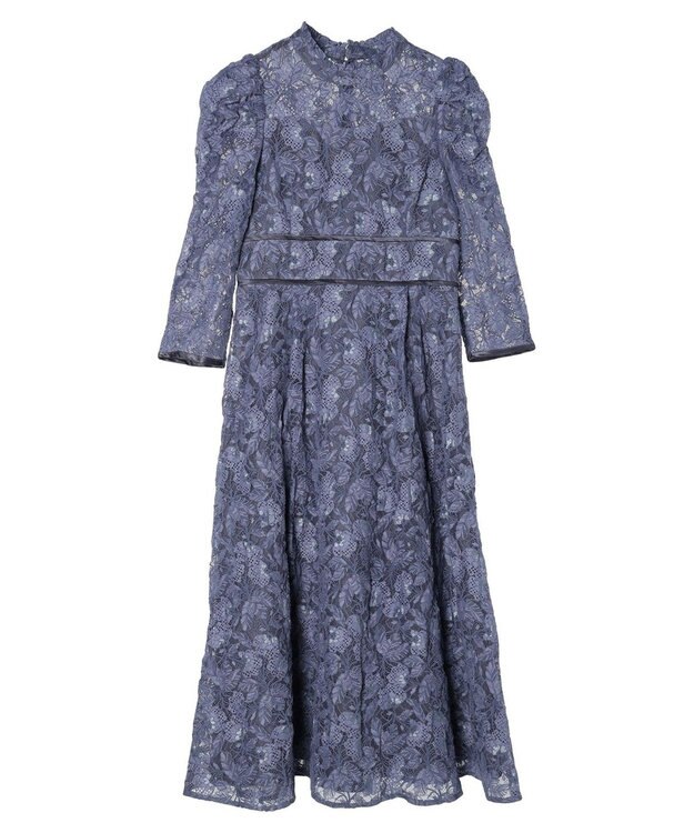 earth music&ecology 総レースワンピース Blue