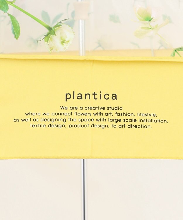 ANY SIS 【WEB・一部店舗限定】フラワープラスティック アンブレラ イエロー