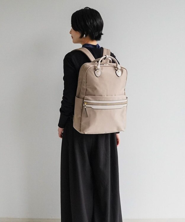 ACE BAGS & LUGGAGE ace. リモフィス ビジネスリュック レディース  B4 15.6インチ 10313 ベージュ