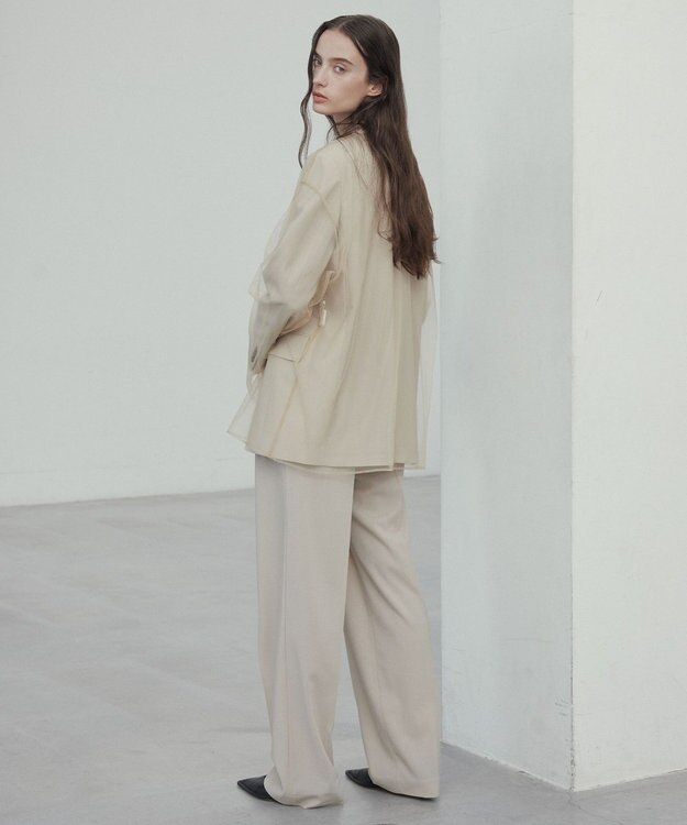 BEIGE， 【Oggi 6月号掲載】OREGANO / サマーウールテーラードジャケット Taupe