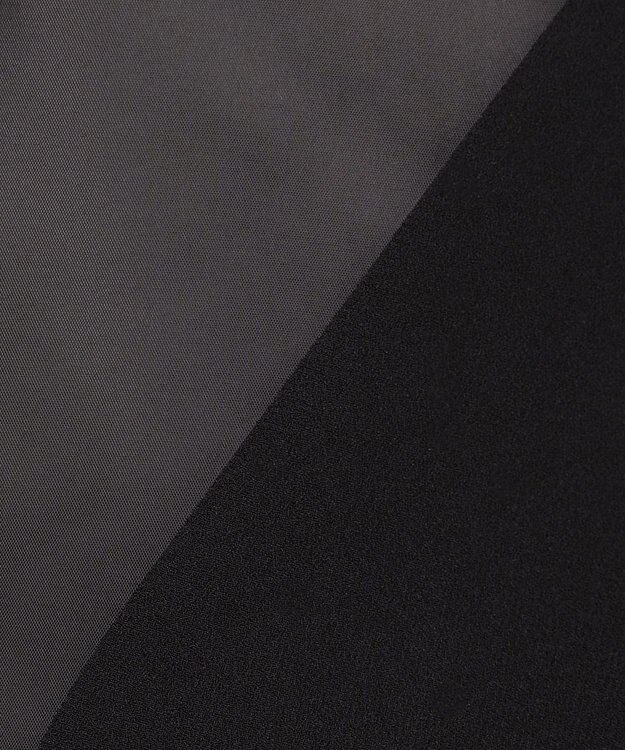 23区 【APPLAUDIR】クリアジョーゼット 3WAYコンパクトジャケット ブラック系