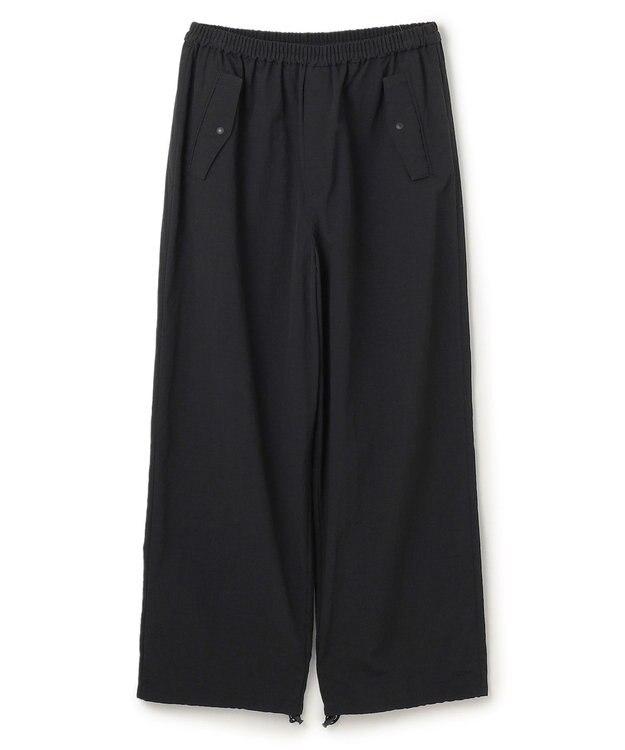 uncrave ライトプルーフナイロン パラシュートパンツ ブラック