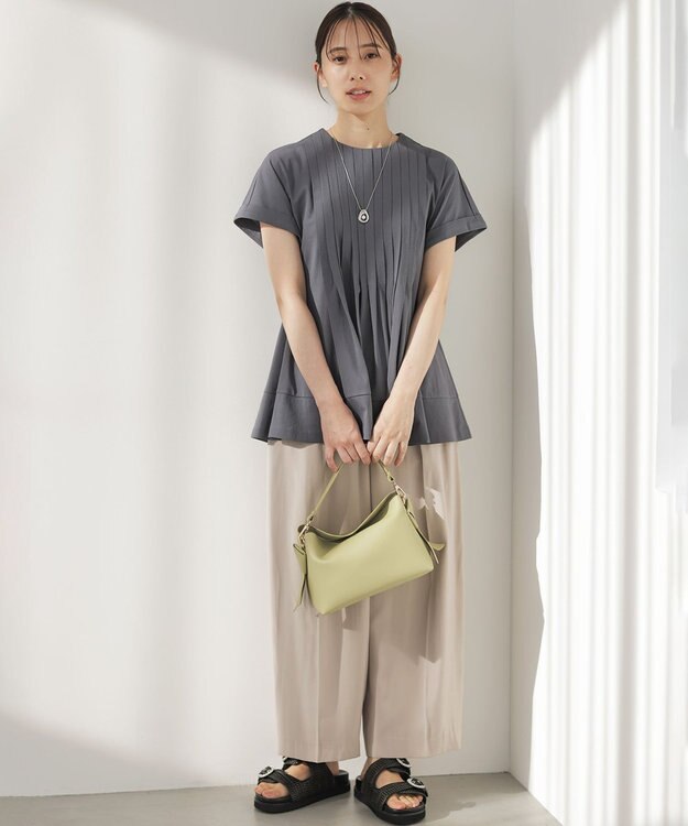 組曲 【先行予約】バウンディングシャーティングカーヴィー パンツ ベージュ系