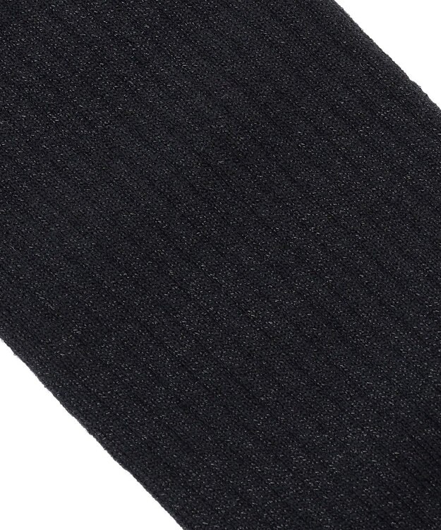 23区 ラメ ロングソックス ブラック系