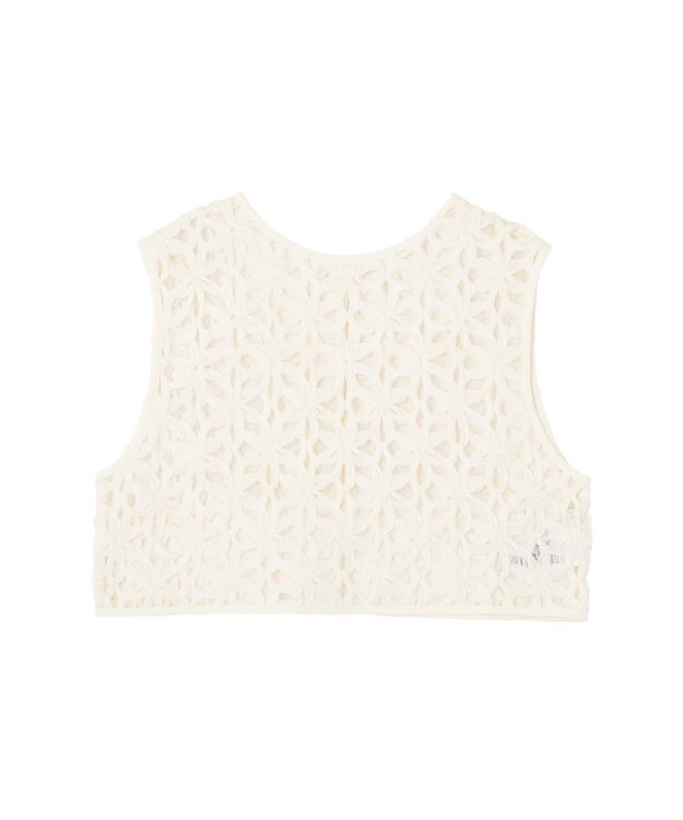 earth music&ecology コードレースベスト Off White