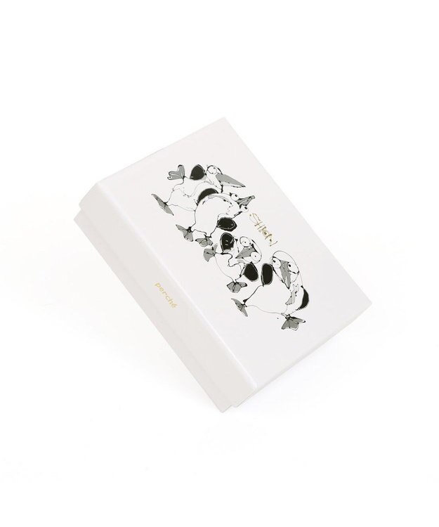 UNBILLION ペルケ perche × 髙嶋シオンコラボ ・ジャバラカードアートウォレット アイボリー