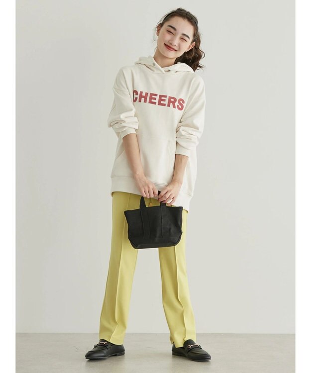 AMERICAN HOLIC 美・美・美　ポンチフレアパンツ Yellow