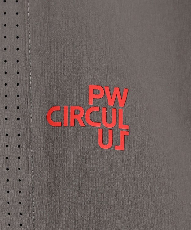 PW CIRCULUS 【MEN】サイドパンチング テーパードパンツ ゴルフ グレー系