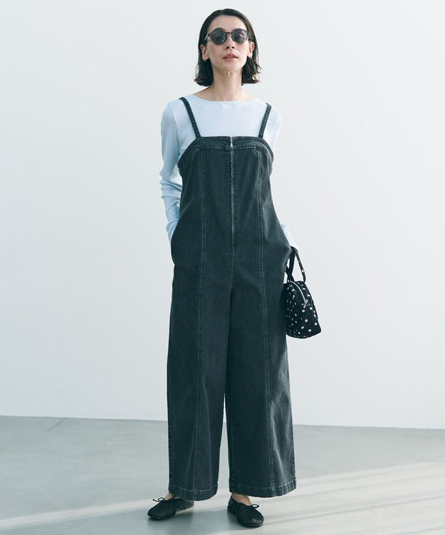 UNFILO UNFILO DENIM オールインワン グレー