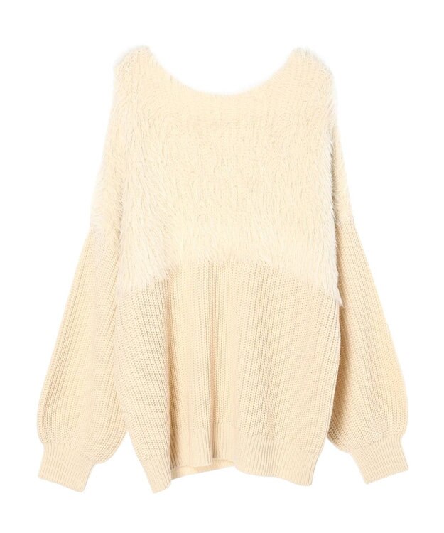 Green Parks ・Ｐｅｔｉｔ　Ｆｌｅｕｒ　シャギーキリカエニット Ivory