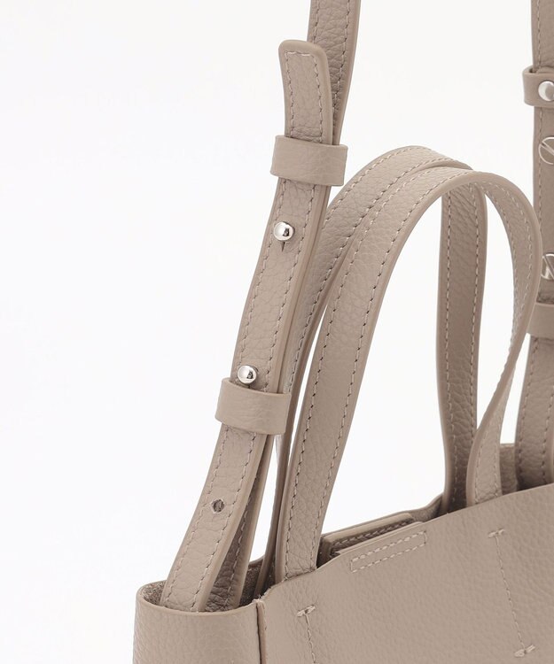 Y'SACCS Y’SACCS×SHIHO　SQUITTY (スクイッティ)レザーミニショルダーバッグ グレージュ