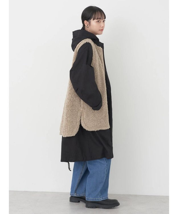 earth music&ecology マルチｗａｙモッズコート Black