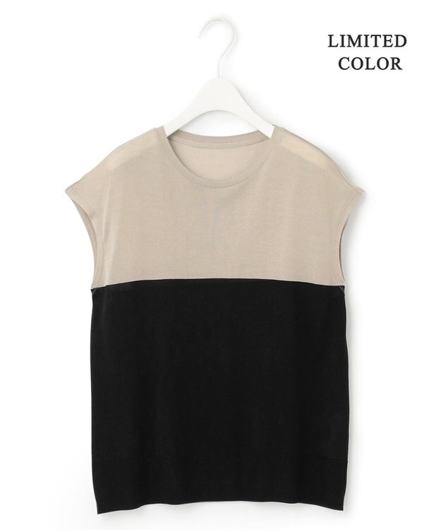 ICB 【接触冷感・洗える】PINION プルオーバー ブラック×ライトオリーブ系［WEB限定］