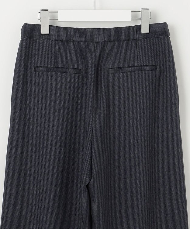 J.PRESS LADIES 【洗える】TUMUGITOピンヘッド ワイド パンツ ネイビー系